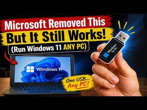 Microsoft Removed This But It Still Works! (Run Windows 11 ANY PC's)