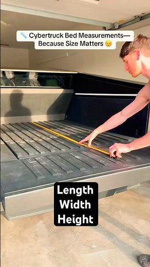 Cybertruck bed dimensions? Here’s everything you need to know #cybertruck #cars #trucks #automobile