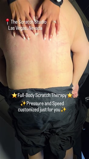 The Scratch Studio on Instagram: "Benefits of Scratch Therapy✨️ Stress relief Endorphin release Better sleep Deep relaxation Calms the nervous system Boosts mood Soothing sensory experience & For those asking, "Do you do HARD, skin-pulling scratches?" Say less. 🔥 Pressure & speed customized exactly how you like it ✨️ because soothing looks different for everyone. 💆‍♀️💆 Book your spot at TheScratchStudioLV.com Gift cards available for holidays, birthdays, special occasions… or just because som