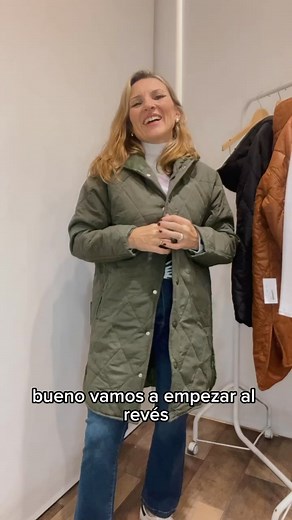 Acá les mostramos cómo queda la campera matelase. Si-ví-na ! Dos talles 🌈 3 colores - | Ambar