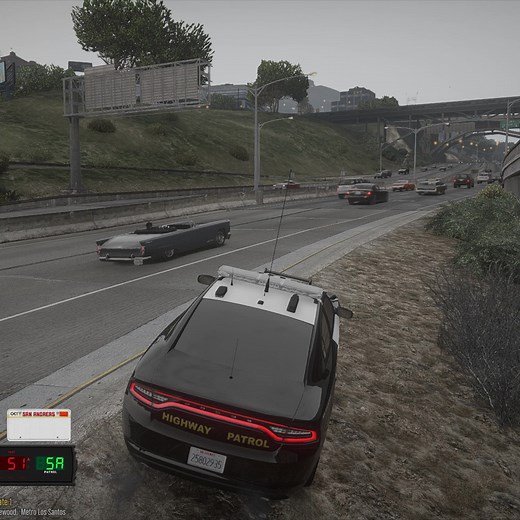 Speed Enforcement in LSPDFR: Traffic Stop Simulation