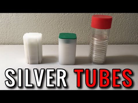 Storing Silver Coins & Rounds: Generic Tubes, Mint Tubes, Air Tite Tubes & Capsules