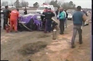 Pete Berner Suffer A Massive Pro Stock Crash IHRA