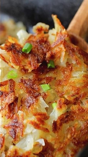 Crispy Hash Browns - Golden & Crunchy #shorts