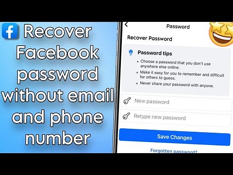 How to recover Facebook password without email and phone number | Facebook recover account (2023)