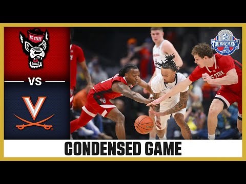 NC State vs. Virginia Condensed Game | 2024 ACC Men’s Basketball Tournament