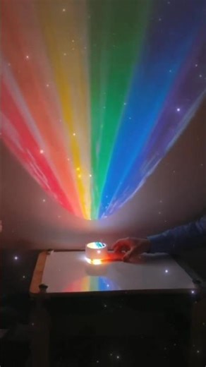 Viral DIY Rainbow light🌈✨😍#viral #viralvideo #shorts #rainbow #craft #diy #homemade #reels #science