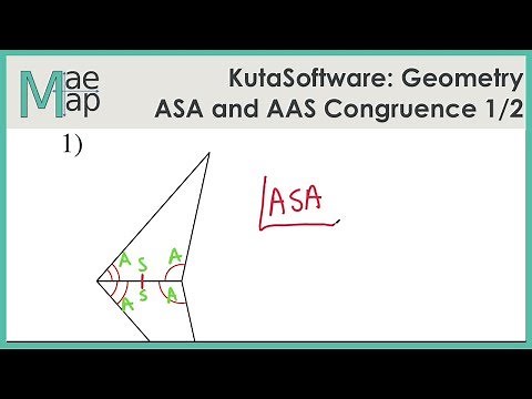 KutaSoftware: Geometry- ASA And AAS Congruence Part 1
