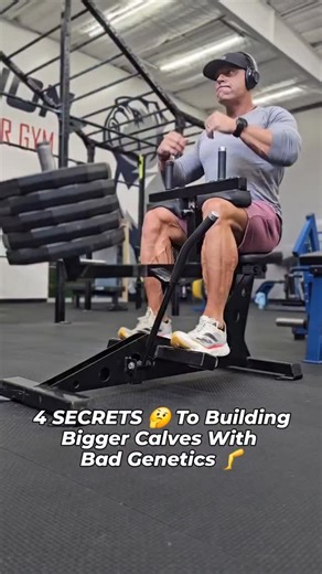 Muscle & Fitness on Instagram: "The 4 Secrets To Building Bigger Calves With Bad Genetics 🦵 NEED HELP BUILDING BIGGER CALVES? Link in Bio or visit www.kingofcalves.com Calves are something I wasn't born with but 27 years of training, over 4 million reps of heavy drop sets, supersets and different angles I have built them to 19"+ at 220-225 lbs and 6 ft tall. ✅️ How did I get all the veins and cuts? When you get ripped by dropping your body fat to very low places, the fat cell between the muscle