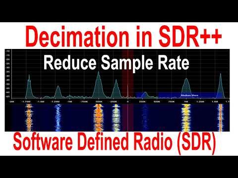 Decimation in SDR++ | Software Defined Radio (SDR) | Selecting Samples from Signals