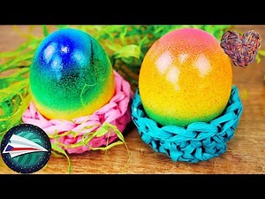 Háčkované košíčky na velikonoční vajíčka | Jednoduchý nápad na velikonoční výzdobu | Návod