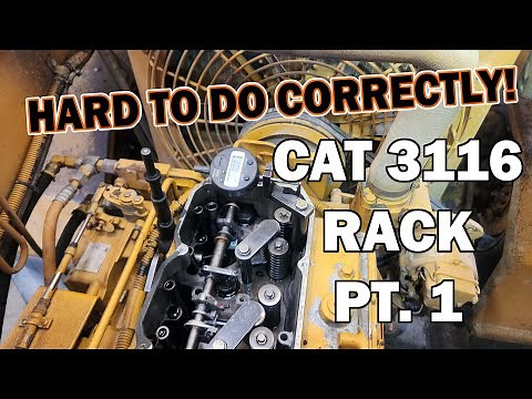 Technically, A Headache! How to install Cat 3116 injectors and adjust the Rack.