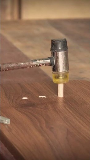 Assembling our handmade monitor riser for an organized home office.