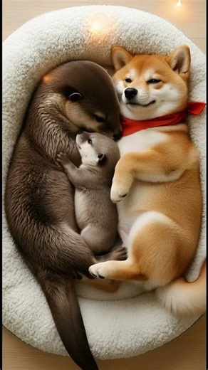 "Puppy" Sleeps With a 2 Otter EP2– Cozy Dream Time 💤🦦”(Sleepy Friends #4-1)