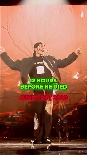 Michael Jackson's Final Performance Before He Passed Away 🥺