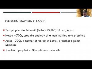 14. Pre Exilic Prophets (whole Bible survey)