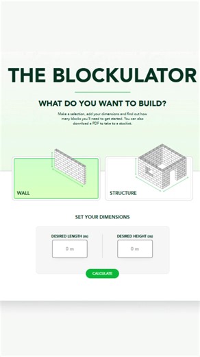 Not sure how many QUICKBLOCKs you need for your next project? No problem, the BLOCKULATOR has you covered! 🧮 Head over to our website, pop in your project dimensions, and let the BLOCKULATOR do the hard work. It calculates everything for you, full blocks, half blocks, capping pieces and you can even add door and window spaces to keep things super accurate. And the best bit? It generates a handy PDF with your full block list, ready to save, share, or send to us for a quote. Give it a try and sta
