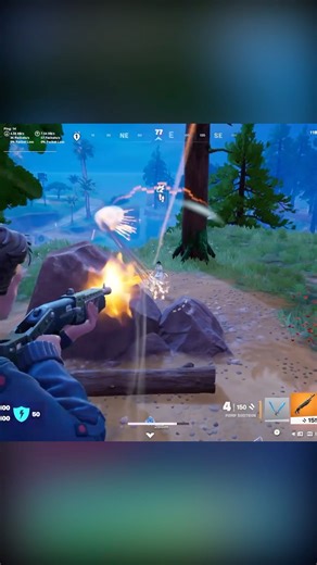 Movement and Careful Aim with Gold Pump Shotgun #fortnite #zerobuild #gameplay