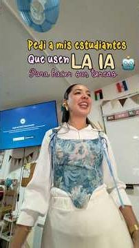 Les pedi a mis estudiantes que hicieran su tarea con Inteligencia artificial 👩🏻‍🏫🤖