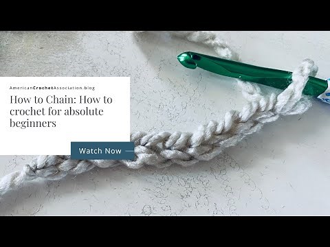 Crochet For Beginners - How to make a Chain Stitch