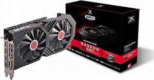 XFX AMD Radeon RX580 GTS XXX Edition ddr5 sdram Grafikkarte 8GB Speicher Mining, Schwarz