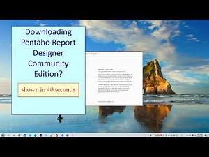 Where to download the Pentaho Report Designer Community Edition from?