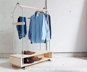HomeMade Modern DIY Garment Rack
