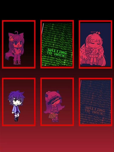 trending dengan kawan dan teman lelaki saya waa (6 little eggs) #anime #gacha #gachaclub