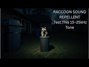 Raccoon Repellent Sound – High Frequency Sweep (15kHz–25kHz)