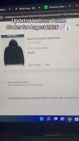 Hollister Promo Codes August 2026 | Updated Deals