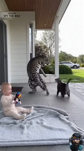 312K views · 5K reactions | A Cat’s Final Act of Bravery How This Loyal Pet Saved a Little Boy from a Jaguar Attack. #cat #animals #jaguar #pets | Spy the Wild | Facebook