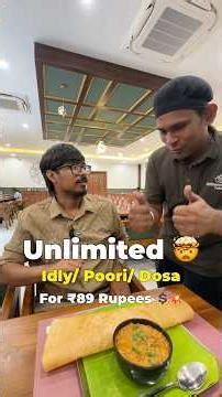 ₹89-கு Unlimited Breakfast Ah 🤯⁉️| #shorts #promotion