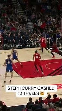 Steph Curry cashed 12 threes 😮‍💨