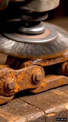 HOW TO RESTORE Rusted Chain to Chrome Finish (So Smooth)