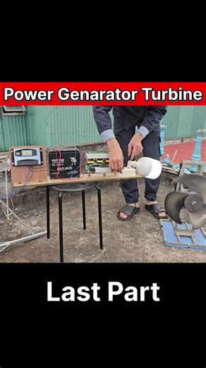 How To Make Energy Generator Turbine Last Part #shorts