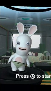 When you shake the wii remote (Rabbids Go Home)
