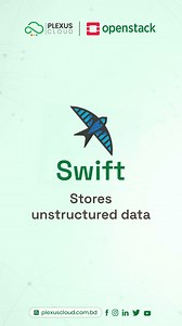𝐒𝐰𝐢𝐟𝐭: Stores and retrieves unstructured data at scale. 🌐 𝐖𝐡𝐚𝐭 𝐢𝐬 𝐎𝐩𝐞𝐧𝐒𝐭𝐚𝐜𝐤? OpenStack is the most popular open-source platform for building and managing cloud infrastructure. 𝐖𝐡𝐚𝐭 𝐢𝐬 𝐒𝐰𝐢𝐟𝐭? -Swift in this context refers to OpenStack Swift, a storage system that handles unstructured data—data that doesn’t fit into traditional databases, like documents, images, videos, backups, and large datasets. Swift stores this data as objects within containers rather than in a