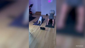 Drake’s Son Adonis, 3, Adorably Does Yoga With Mom Sophie Brussaux: Video