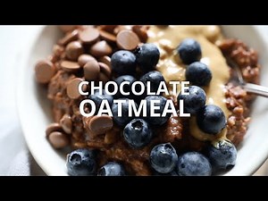 Chocolate Oatmeal Recipe | Vegan | Two Spoons
