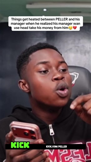 Things get heated between PELLER and his manager when he realized his manager wan use head take his money from him😢💔 #realpeller #peller089