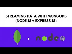 How to stream data from MongoDB, Node JS and Express JS server