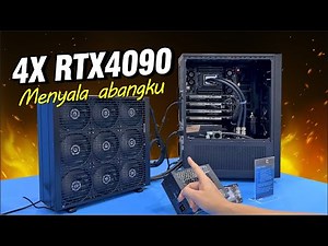 1 komputer HARGANYA SETARA "PAJERO BEKAS" 4x RTX 4090 | Threadripper | 256GB DDR5