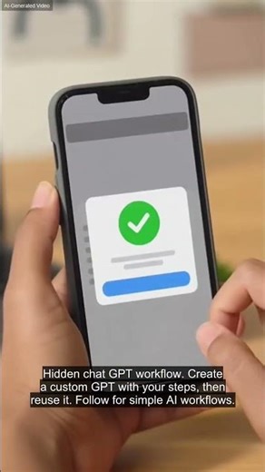 **Custom GPTs: Reuse Any Workflow**