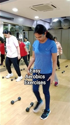 Easy Aerobics Exercise | cardio | Dumbell | Shorts | Breath with Tina