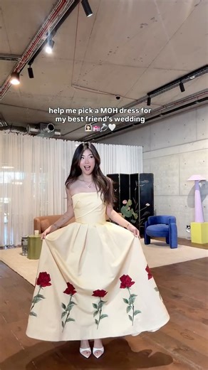 Vivian Marie Wong | @leolin_official got me feeling like a real life princess!!!! help me pick a dress for my best friends wedding 🥹🤍👰🏻‍♀️💍 i love all of... | Instagram