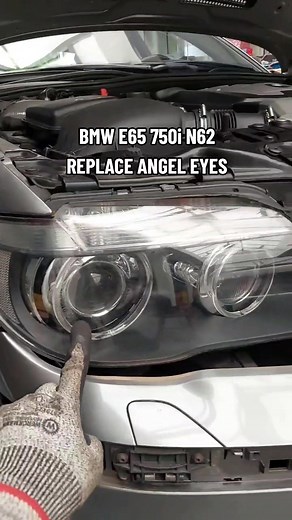 BMW E65 750i N62 Angel Eyes Replacement Guide