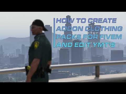 How to create addon clothing for FiveM/AltV and Edit a YMT