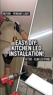LED Ceiling Light Installation