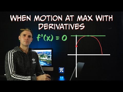 MCV4U, Grade 12 Calculus and Vectors - Finding Max of Object in Motion with Derivatives