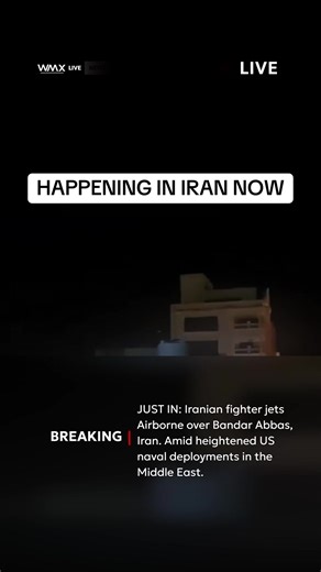 Footage of Iranian fighter jets over Bandar Abbas, Iran tonight. Recent reports indicate heightened US naval deployments in the Middle East, with Iranian officials issuing warnings of retaliation against any strikes, including on military sites like those in Bandar Abbas, where protests and ship movements have also surged. This sighting aligns with Iran’s bolstered air defenses and underground jet facilities, such as Eagle 44, designed to counter threats, though no confirmed attacks have occurre